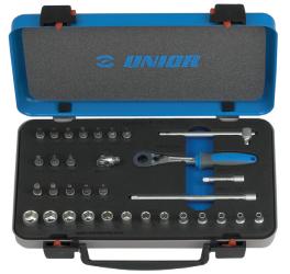 188c trusa capete chei tubulare 1/4" in cutie metalica /33 pcs