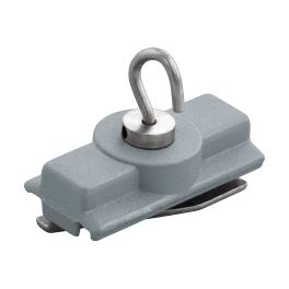 3-phase Heavy-duty hook silver Metall; max. load 5kg