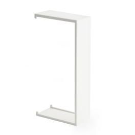 Acoperire imbinare pt.canal parapet SIGNA 70x110 RAL9010 alb