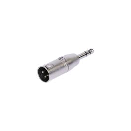 ADAPTOR XLR TATA - JACK 6.35 TATA STEREO METAL
