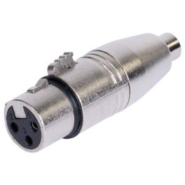 Adaptor xlr tata - rca mama metal