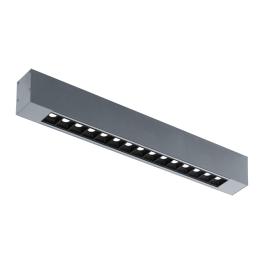 ALBAVILLA LED-SURFACE PROFILE L-403 argintiu 40° 3000K