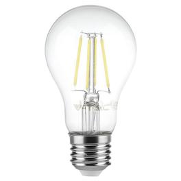 Bec e27 a60 cu filament led 6w 4000k alb neutru