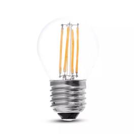 Bec led g45 e27 4w cu filament 2700k dimabil