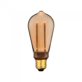 Bec led st64 e27 4w cu filament1800k model edison
