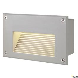BRICK LED aplica, gri argintiu, cald-alb LED