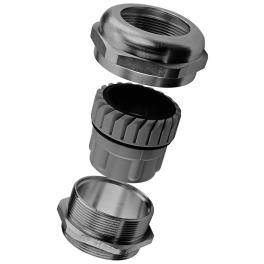 Cable Gland  M25,  Metal, IP68, Clamping Range 8-16