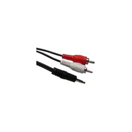 CABLU 2RCA/JACK 3.5 GOLD 1.5M