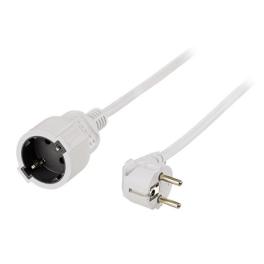 Cablu extensie 10m(3g1.5mm2) 16a, alb