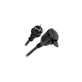 CABLU EXTENSIE(CUPLA) 20M (3GX1.5MM) IP44 - NEGRU