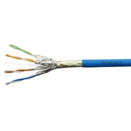 Cablu F/FTP Cat.6a, 4x2xAWG23/1, 500MHz, LS0H-3,Dca,albastru