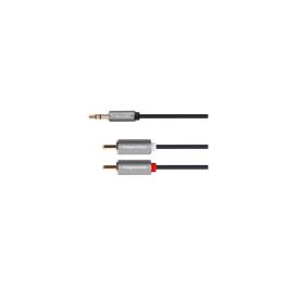 CABLU JACK 3.5 - 2RCA 1M BASIC K&M