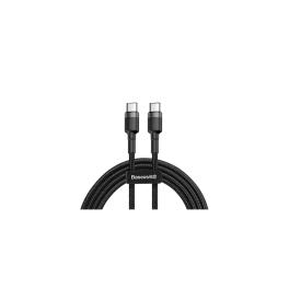 CABLU USB TIP C - TIP C PD 2.0 60W 3A 1M BASEUS - GRI/NEGRU