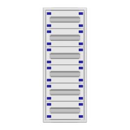 Cadru montaj compl. 1-18UV, 6 şine, plastr.plastic