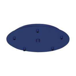 Canopy 5-fold, surface mounted gentian blue (RAL 5010)
