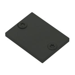 Capac profil TBL plat inchis incl. Șuruburi negre