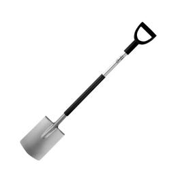 Cazma dreapă coadă de metal, mâner tip d din material plastic 122cm