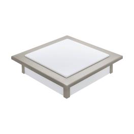 Ceiling luminaire "Auriga Pro" 3000K white nickel-matt