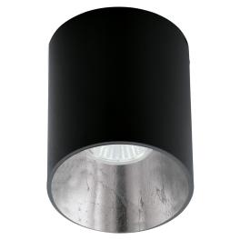 Ceiling luminaire "Polasso" round 35W black / silver IP20