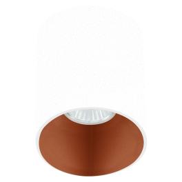 Ceiling luminaire "Polasso" round 35W white / copperIP20