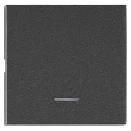 Clapetă cu fereastră de control transparentă, antracit