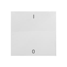 Clapetă cu simbol ON/OFF, alb