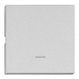 Clapetă simplă cu fereastră de control transparentă, argint