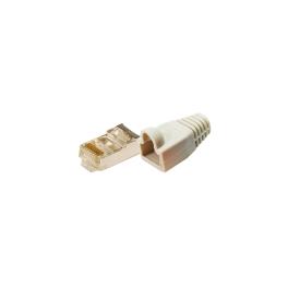 Conector tată RJ45 STP cat5E cu manşon, 100 buc