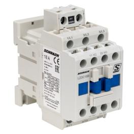Contactor 3 poli, CUBICO Clasic, 7,5kW, 18A, 1ND+1NÎ,24Vc.a.