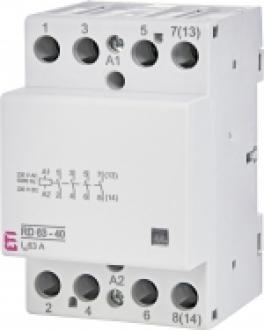 Contactor modular rd 63-40-230v ac/dc