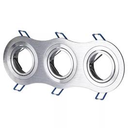 Corp spot 3xgu10 aluminiu unghi reglabil