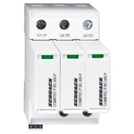 Descărcător broşabil,3+0 TNC,Cl.I+II (B+C) 300V / 12.5kA
