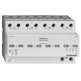 Descărcător PROTEC, T1+T2 (B+C), TN-S, Uc= 275Vac/Iimp=25kA