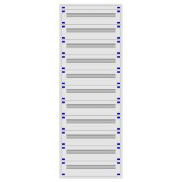 Distribution board insert KVN 40mm, 3-45K, 11-rows