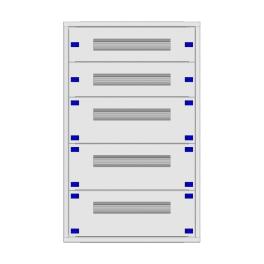 Distribution board insert KVN 60mm, 2-18K, 5-rows