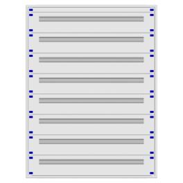 Distribution board insert KVN 60mm, 5-33K, 8-rows