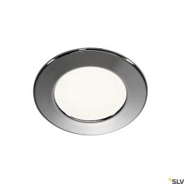 Downlight DL 126 LED, rotund, crom, 3W LED, alb cald, 12V