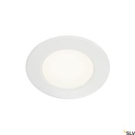 Downlight, DL 126 LED, round, white, 3W LED, warm white, 12V