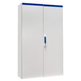 Dulap compact cu două uşi, 1600x1000x300mm, RAL 7035 IP54