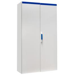 Dulap compact cu două uşi, 1800x1000x400mm, RAL 7035 IP54