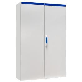 Dulap compact cu două uşi, 1800x1200x400mm, RAL 7035 IP54