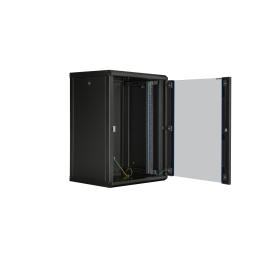 Dulap de perete DTW, 16U H=824 x W=600 x D=450, 19", negru