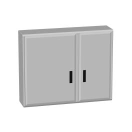 Dulap din poliester cu 2 uşi, H1000xL1250xA312mm