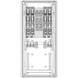 Dulap distributie cabluri 4*NH00