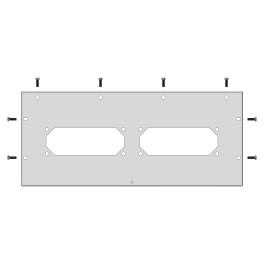 Flanșă adaptare WSA tip L, cu 2 deschideri de flanșă