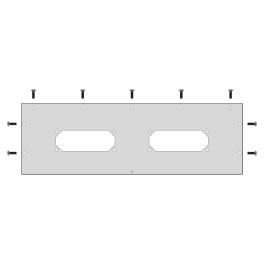 Flanșă adaptare WSA tip M, cu 2 deschideri de flanșă