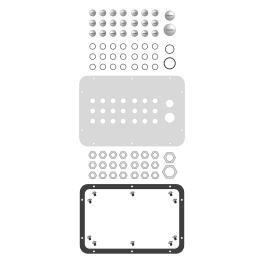 Flanşă intrare cabluri în WSA tip C, cu 23 intrări