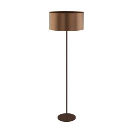 Floor luminaire "Saganto" E27 60W brown/brown-copper