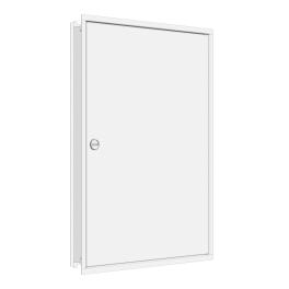 Flush-mounted frame flat + door 3-21, 3-part system, 100mm