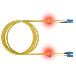 FO LED Patch Cord, Duplex, LCD/SCD, E09/125, OS2, 10m